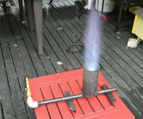 rocket gas burner